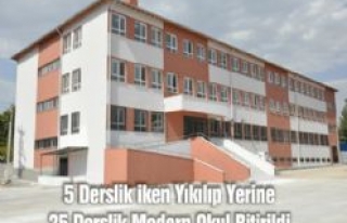 Siverek'te 24 Derslik Okul Bitirldi