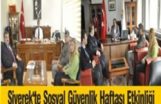 Siverek'te Sosyal Güvenlik Haftası Etkinliği...