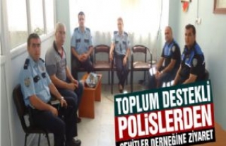 Toplum Destekli Polislerden Şehitler Derneğine Ziyaret...