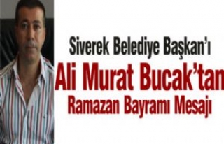 Başkan Bucak'tan Bayram Mesajı