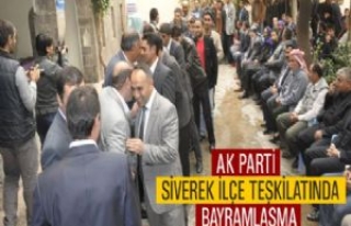 AK Parti Siverek İlçe Teşkilatından Bayramlaşma...