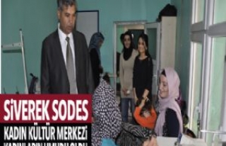 Siverek SODES Kadın Kültür Merkezi Kadınların...