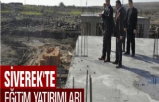 Siverek'te Eğitim Yatırımları 