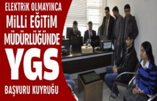 Milli Eğitim Müdürlüğünde YGS Başvuru Kuyruğu