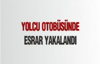 Yolcu Otobüsünde Esrar Yakalandı 