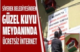 Belediye'den Güzel Kuyu Meydanına Ücretsiz...