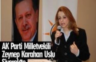 AK Parti Milletvekili Zeynep Karahan Uslu Siverek'te