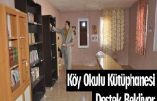 Köy Okulu Kütüphanesi Destek Bekliyor