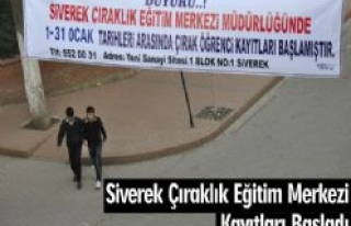 Siverek Çıraklık Eğitim Merkezi Kayıtları Başladı