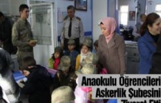 Anaokulu Öğrencileri Askerlik Şubesini Ziyaret...