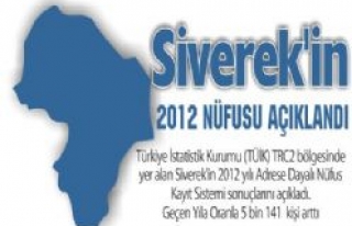    Siverek'in 2012 Nüfusu Açıklandı 