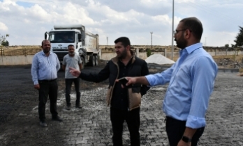 Siverek Belediyesi hastanede otopark alanı oluşturdu