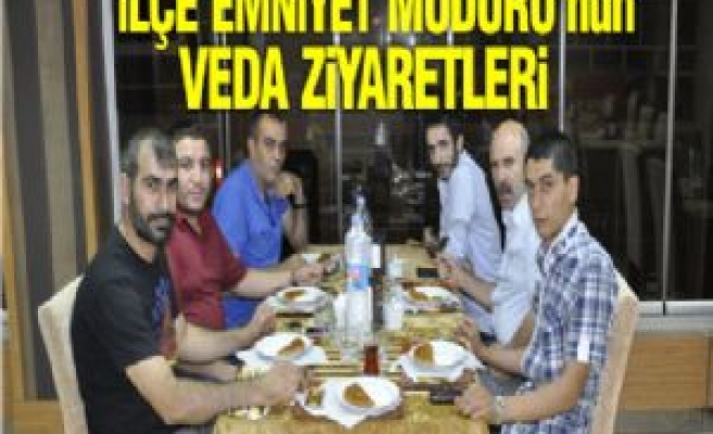 İlçe Emniyet Müdürü Recep Yeşil'in Veda Ziyaretleri 