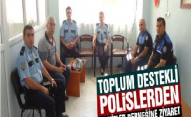 Toplum Destekli Polislerden Şehitler Derneğine Ziyaret 