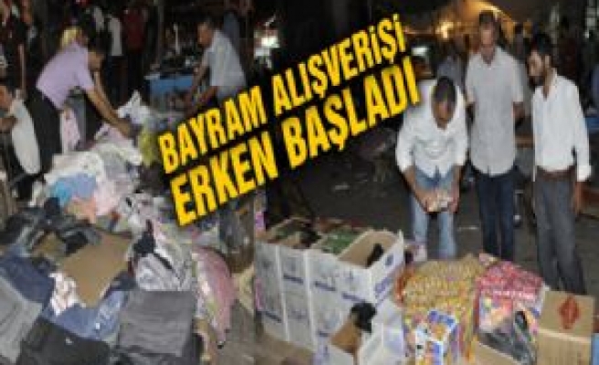 Bayram Alışverişi Erken Başladı