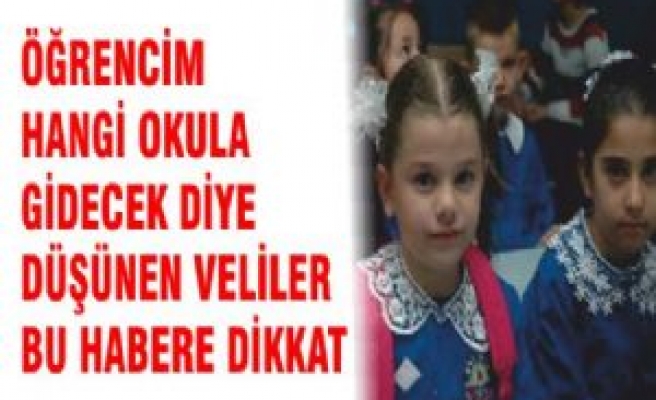 Öğrencim Hangi Okula Gidecek Diyen Veliler Bu Habere Dikkat