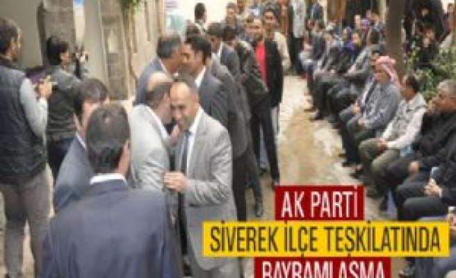 AK Parti Siverek İlçe Teşkilatından Bayramlaşma 