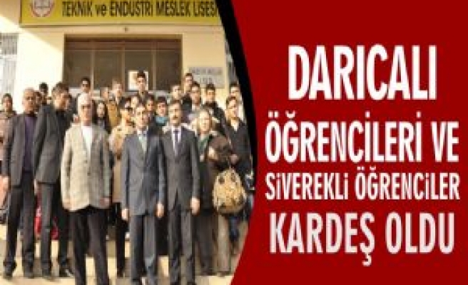 Darıcalı Öğrencileri ve Siverekli Öğrenciler Kardeş Oldu