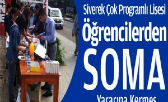 Öğrencilerden Soma Yararına Kermes