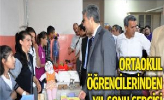 Ortaokul Öğrencilerinden Yıl Sonu Sergisi