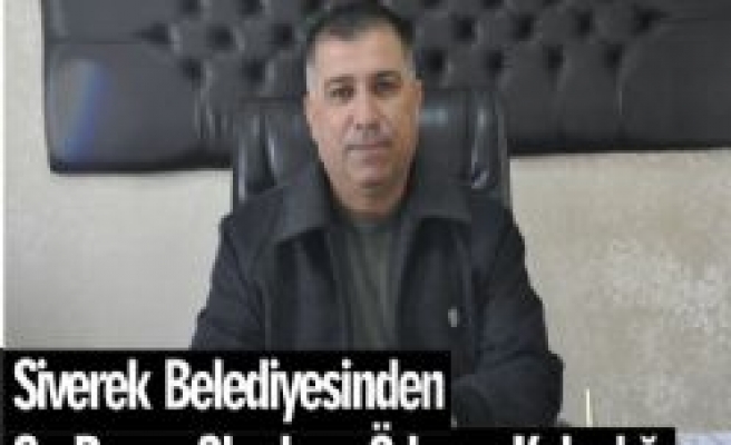 Siverek Belediyesinden Su Borcu Olanlara Ödeme Kolaylığı