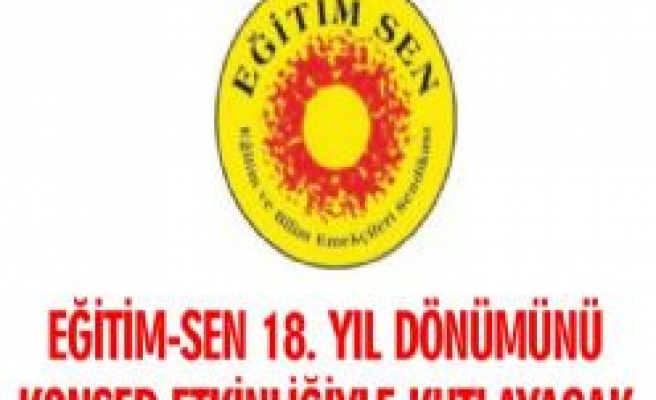 Eğitim-Sen 18.Yaş Gününü Kutluyor