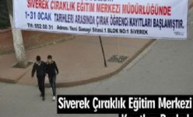 Siverek Çıraklık Eğitim Merkezi Kayıtları Başladı