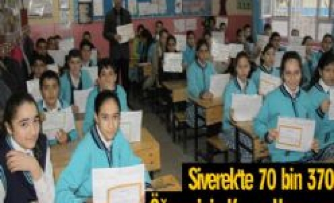 Siverek'te 70 bin 370 Öğrencinin Karne Heyecanı 